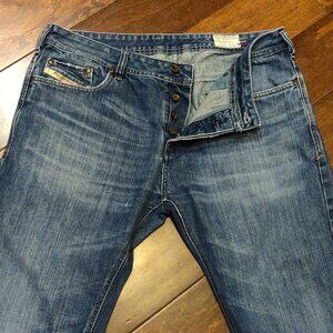 Diesel Zatiny Stretch Button Fly Jeans Men's 36x26